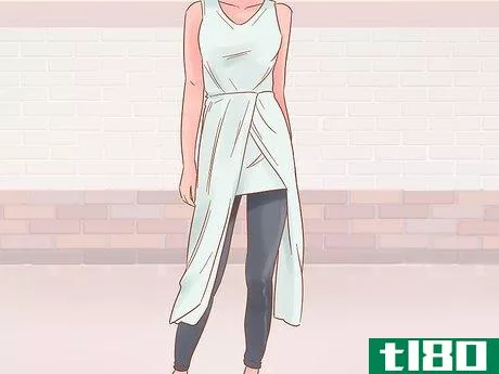 Image titled Wear Leggings with Dresses Step 1