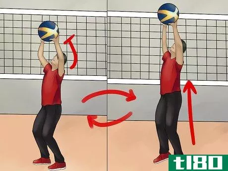 Image titled Backset a Volleyball Step 8