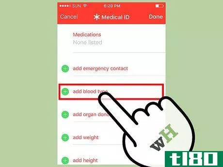 Image titled Set Up the Health App on iPhone to Provide Information in a Medical Emergency Step 7