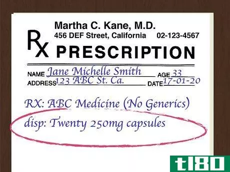 Image titled Write a Prescription Step 8