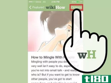 Image titled Use the wikiHow iPhone and iPad Application Step 4