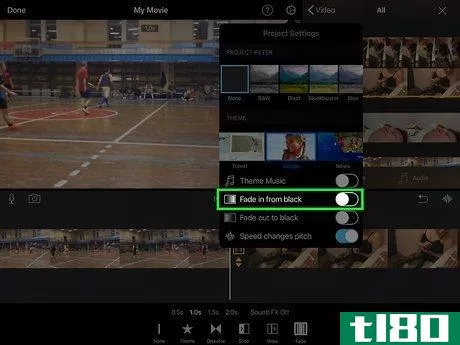 Image titled Add Fade in iMovie Step 6