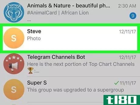 Image titled Add Gif on Telegram on iPhone or iPad Step 3