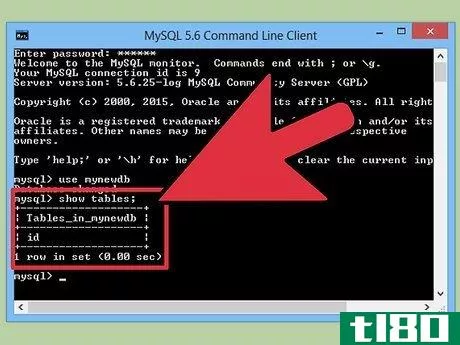 Image titled Send Sql Queries to Mysql from the Command Line Step 9