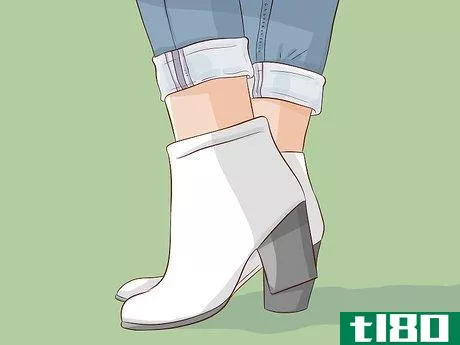 Image titled Wear White Booties Step 5
