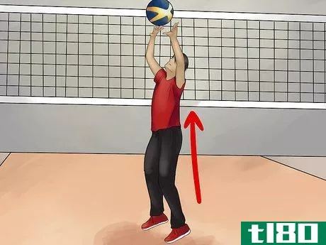 Image titled Backset a Volleyball Step 7