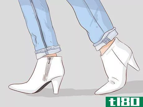 Image titled Wear White Booties Step 6