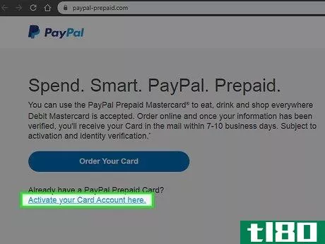 Image titled Activate a PayPal Prepaid Card on PC or Mac Step 2