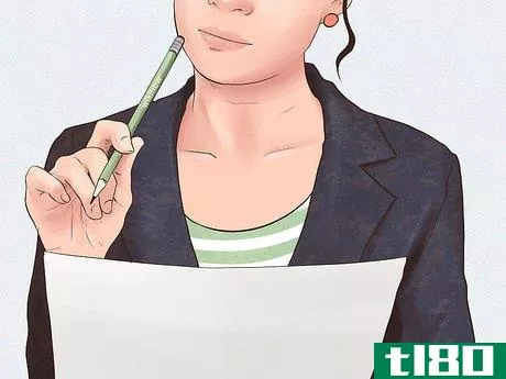 Image titled Woman looking at a job application and evaluating if she's qualified for the position.