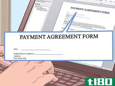 Image titled Write a Payment Agreement Step 3