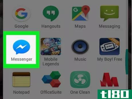 Image titled Add Friends Using Facebook Messenger Codes on Android Step 1