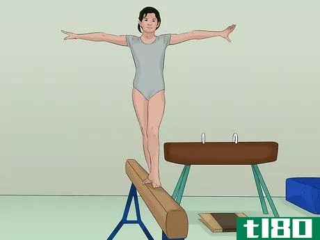 Image titled Walk on a Gymnastics Balance Beam Step 5