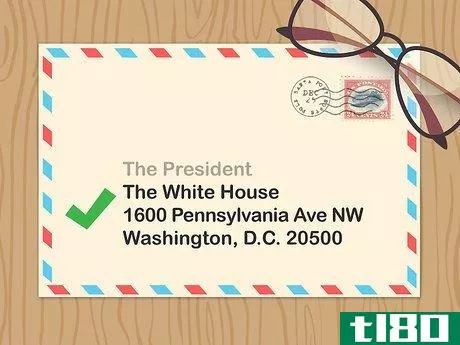 Image titled Address the President in a Letter Step 6