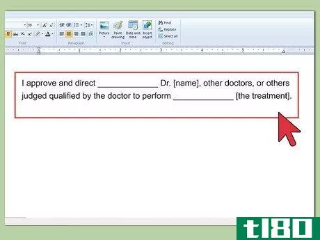Image titled Write a Medical Consent Form Step 5