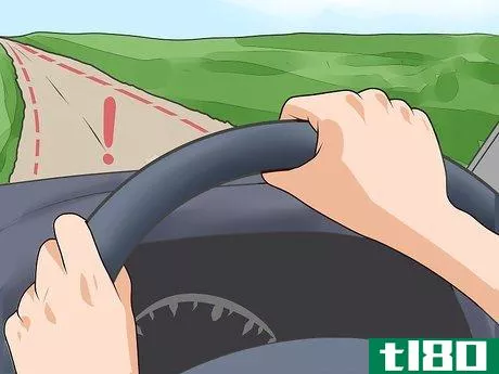 Image titled Adjust to Driving a Car on the Left Side of the Road Step 5