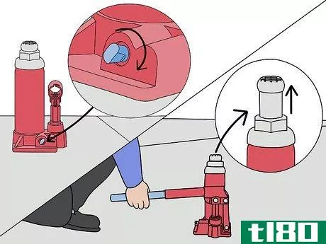 Image titled Add Oil to a Hydraulic Jack Step 10
