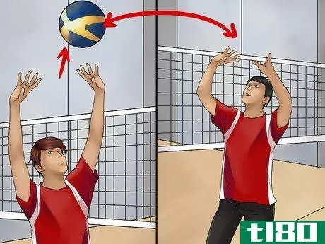 Image titled Backset a Volleyball Step 9