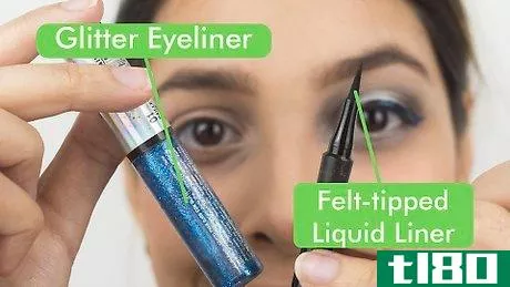 Image titled Apply Glitter Eye Makeup Step 7