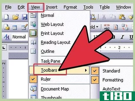 Image titled Add Toolbars to Microsoft Word Step 1
