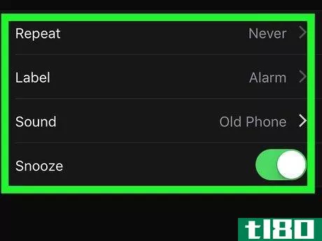 Image titled Set an Alarm on an iPhone Clock Step 9