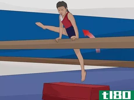 Image titled Walk on a Gymnastics Balance Beam Step 3