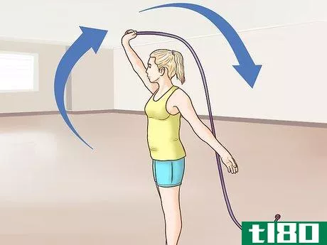 Image titled Use the Rope in Rhythmic Gymnastics Step 10