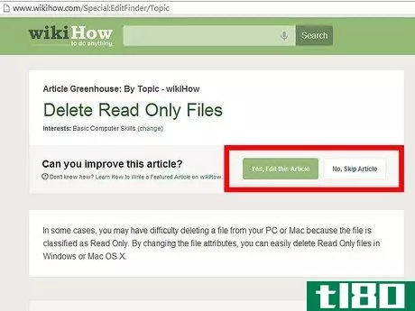 Image titled Edit Articles by Topic in the wikiHow Article Greenhouse Step 4Bullet1