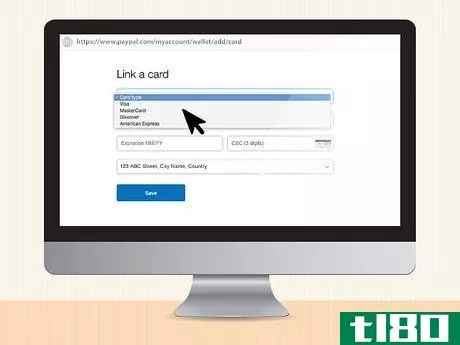 Image titled Add Another Credit Card to Paypal Step 4