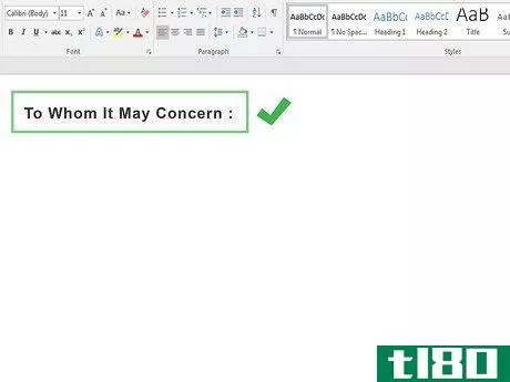 Image titled Write a Letter Showing Proof of Residence for a Tenant Step 5