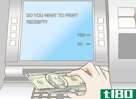 Image titled Withdraw Cash from an Automated Teller Machine Step 11