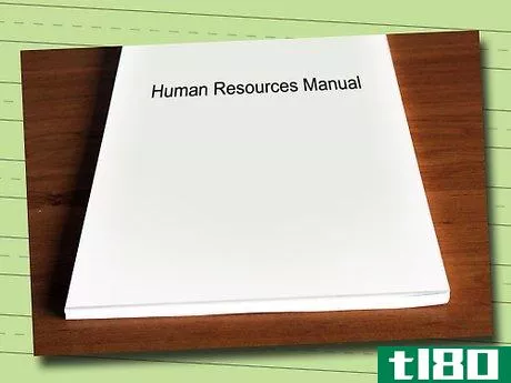 Image titled Write a Human Resource Manual Step 10