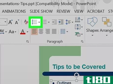 Image titled Add a Bullet Point in PowerPoint Step 5