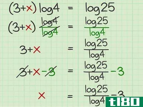 (3+x){\frac {{\text{log}}4}{{\text{log}}4}}={\frac {{\text{log}}25}{{\text{log}}4}}