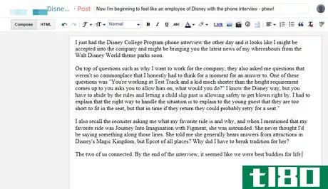 Image titled Write a Disney College Program Blog Part 2 Step 5.png