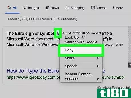 Image titled Type the Euro Symbol Step 10