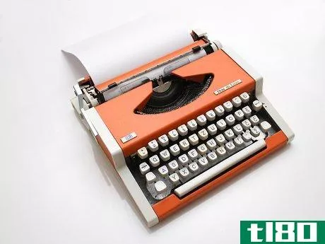 Image titled Type on a Typewriter Step 15