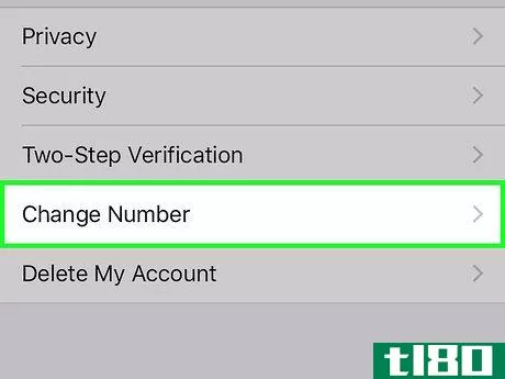 Image titled Change Your Phone Number in WhatsApp Step 4