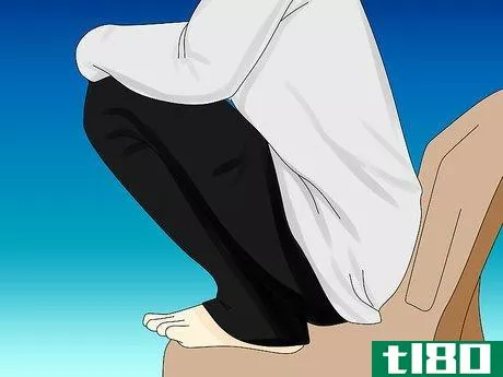 Image titled Sit Like L Lawliet from Death Note Step 9