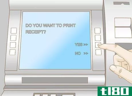 Image titled Withdraw Cash from an Automated Teller Machine Step 10