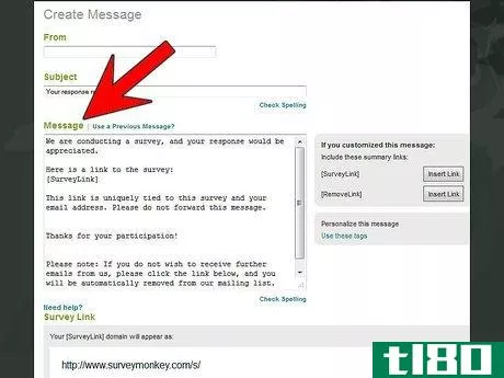 Image titled Send a Survey Monkey Link Through Email Step 12