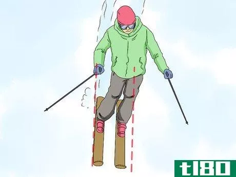 Image titled Turn when Skiing Step 8