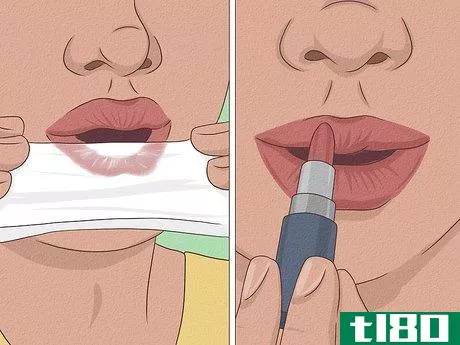 Image titled Apply Lipstick Without Liner Step 12