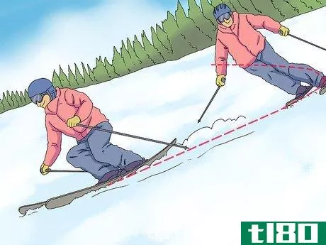 Image titled Turn when Skiing Step 9