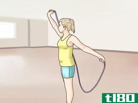 Image titled Use the Rope in Rhythmic Gymnastics Step 11