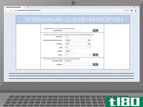 Image titled Check a Veterinarian License Step 3