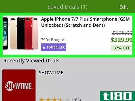 Image titled Add to a Wishlist on Groupon on iPhone or iPad Step 7