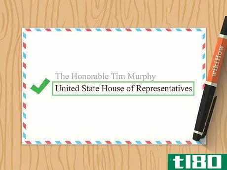 Image titled Address a Congressman Step 7