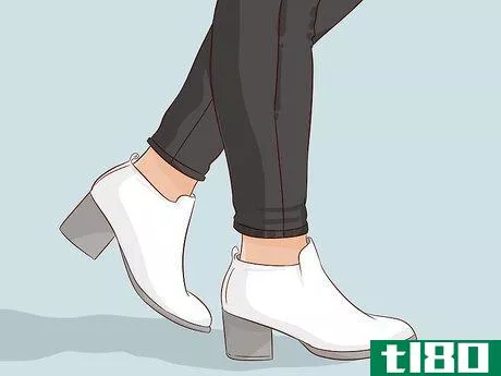Image titled Wear White Booties Step 2