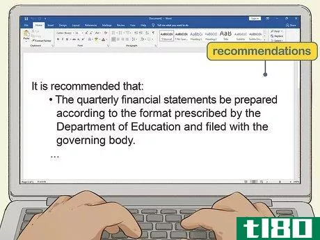 Image titled Write an Audit Report Step 13