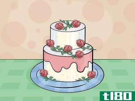 Image titled Add Fresh Flowers to a Cake Step 10